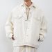 Men's Clothing Loose Silhouette Drop Shoulder Denim Jacket Trendy Casual Cityboy Washed Workwear Jacket_viptrois.com
