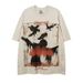 Men's Clothing Qilin Hiphop Style Cotton Dot Pull Paddle Youth Summer T Shirt Men And Women Ins Loose College Student Short Sleeves_viptrois.com