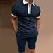 Men's Clothing New Men's Fashion Casual Suit 3d Digital Printing Zipper Short Sleeve Men's Shorts_viptrois.com