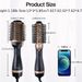 1000W Soft Touch Hot Air Brush and One-Step Hair Dryer Volumizer - Salon-Quality Styling at Home!_viptrois.com