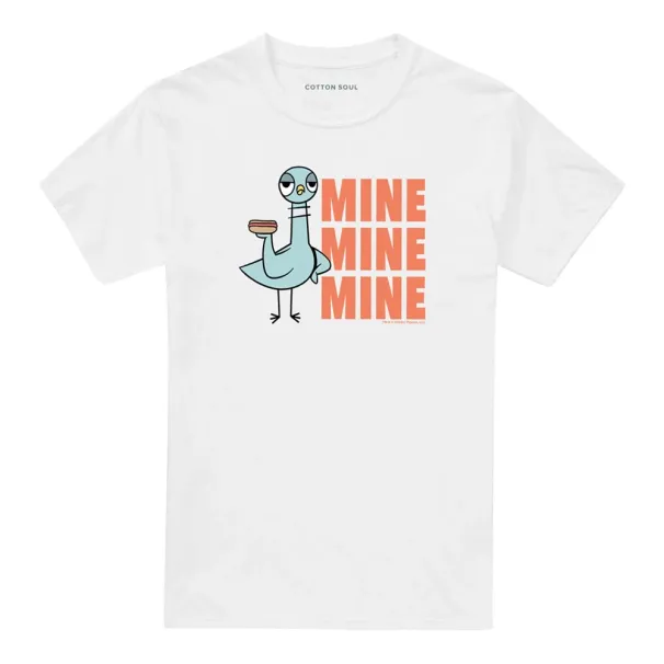 The Pigeon Hot Dogs 100% Cotton T-shirt Mens Tees Top S-5XL, White_viptrois.com