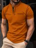 2025d 2024 Summer Quick Sale Stand Collar Pocket Men's Sports Polo Shirt_viptrois.com