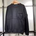 STONE New Shadow Series Compass Armband Badge Chest Pocket Casual Knitted Pullover Sweater_viptrois.com