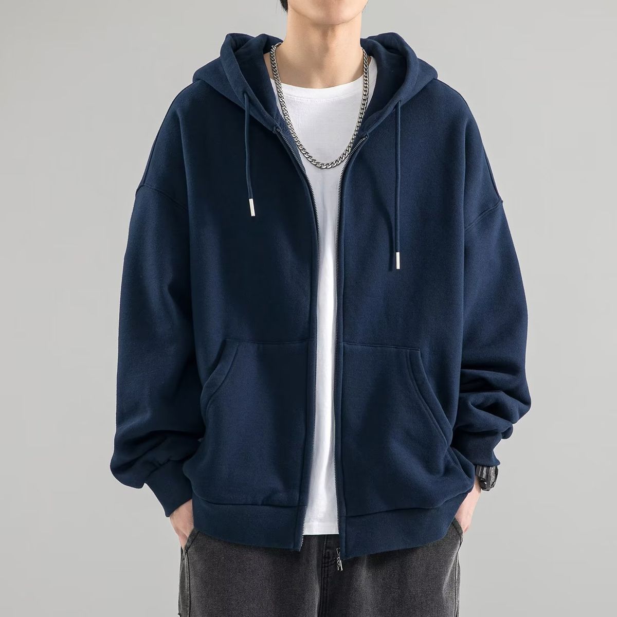Trendy Brand Autumn Jacket, Men's Cardigan, Hoodie, Couple's Top, Hooded Jacket_viptrois.com