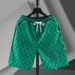 Men's Summer Fashion Printed Shorts Loose Straight Casual Mid-Way Trend Handsome Outer Wear_viptrois.com