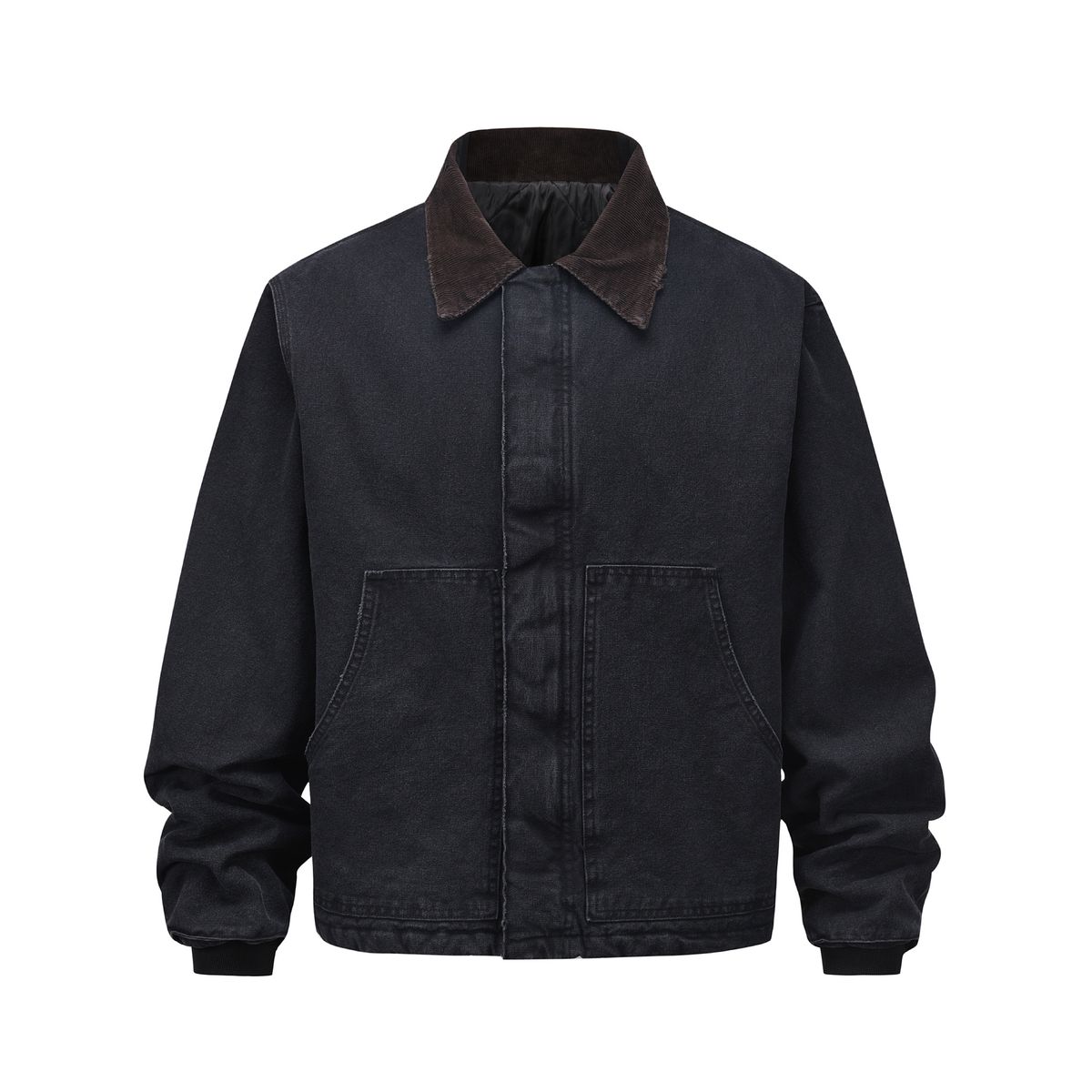 Men's Clothing high street ins same style trendy jackets thickened cotton washed jackets_viptrois.com