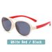 Kids'sunglasses Children's ultra-light silicone polarized sunglasses UV protection cute trend cool baby sunglasses travel sunglasses_viptrois.com