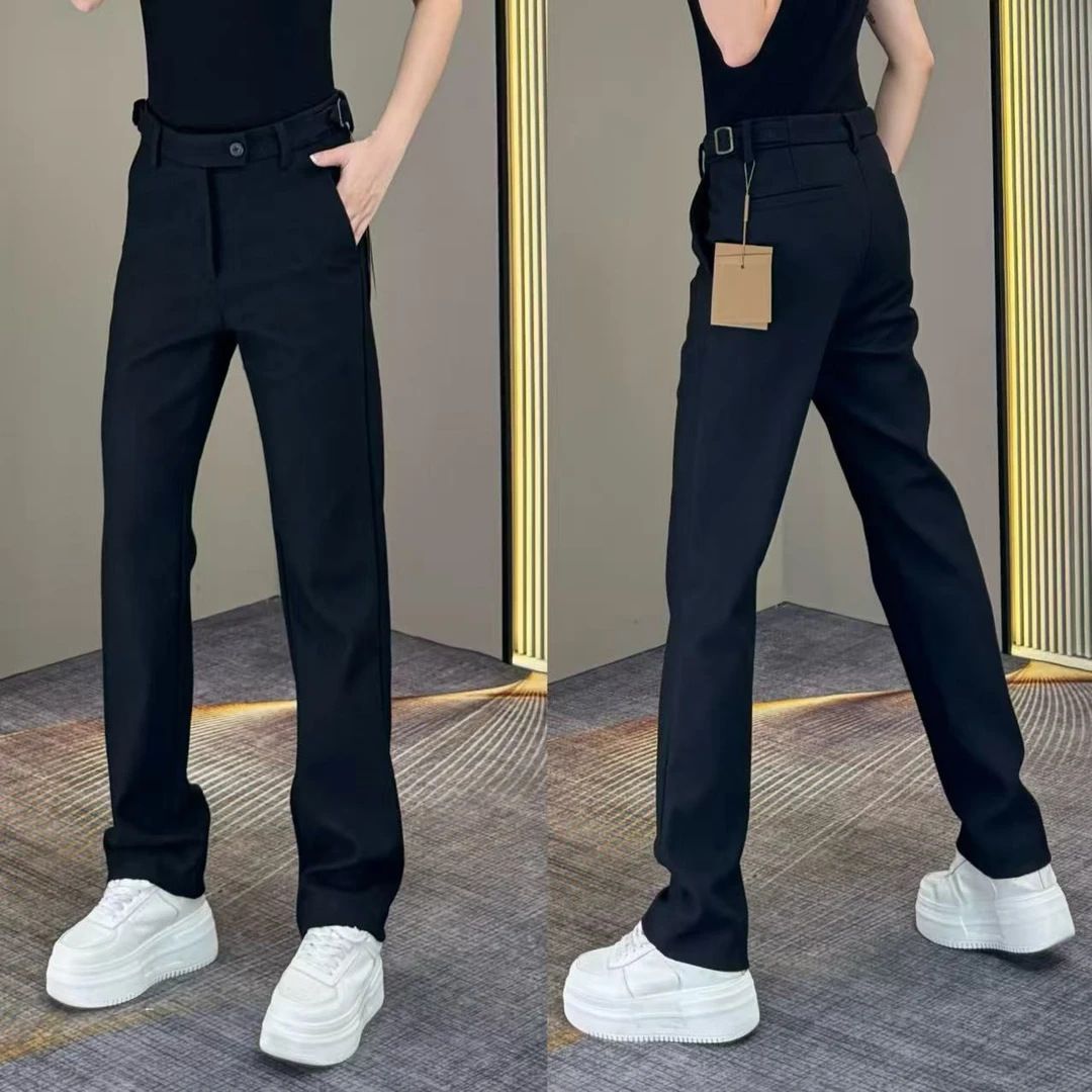 Fanshiqi Autumn Winter New High-end Elegant Business Casual Slim Fit Versatile Long Pants Men's Trousers_viptrois.com
