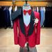Men's Clothing Men's Slim Suit Three Piece Suit Single Row One Button Side Open Double Fork_viptrois.com