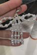 Elegant Pearl Bow Shoe Clips With Tassels & Rhinestones - Fashionable Korean-Style Shoe Accessories For Women_viptrois.com