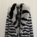 Luxury Faux Fur Coat For Men With Big Fox Collar, Long Winter Jacket, Relaxed Fit, V-Neck, Side Pockets, Zebra Print, S-6XL_viptrois.com