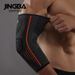 JINGBA Elbow Support Brace For Sports & Fitness - Compression Sleeve For Tennis, Weightlifting, Basketball, Cycling (Orange/Black/Green, M/L/XL)_viptrois.com