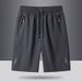 Men's Clothing Summer Men's Shorts Quick Drying Ice Silk Sports Leisure Cool Loose Large Size Outer Wear Thin Shorts Beach Pants_viptrois.com