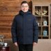 Men's Clothing Winter New Short Thickened Jacket Men's Fashion Brand Trendy Wide Lapel Dad Grandpa Down Jacket Fashion Outerwear_viptrois.com