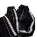 Men's Clothing High end Gold Velvet Colorblock Striped Sweater Two piece Couple Casual Sports Suit Men_viptrois.com