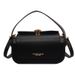 ft calfskin shoulder bag for women classic black shoulder chai g textured leather small bag_viptrois.com