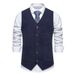 2025 New Men's Corduroy Business Fabric Retro Suit Vest_viptrois.com