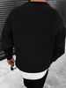 Men's Loose Casual Fashionable Chicago 23 Print Round Neck Long Sleeved Sweatshirt Suitable For Autumn And Winter Wear_viptrois.com
