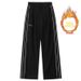Men's Casual Straight Leg Pants Comfortable Loose Fit Trousers Elastic Waist Striped Design Spring Autumn_viptrois.com