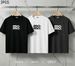 3 Pack Men's Oversized T-Shirts, 100% Cotton Crew Neck Casual Tees, Relaxed Fit Stacked "mo. Mo." Letter Logo Basic Tops, Black White Grey_viptrois.com