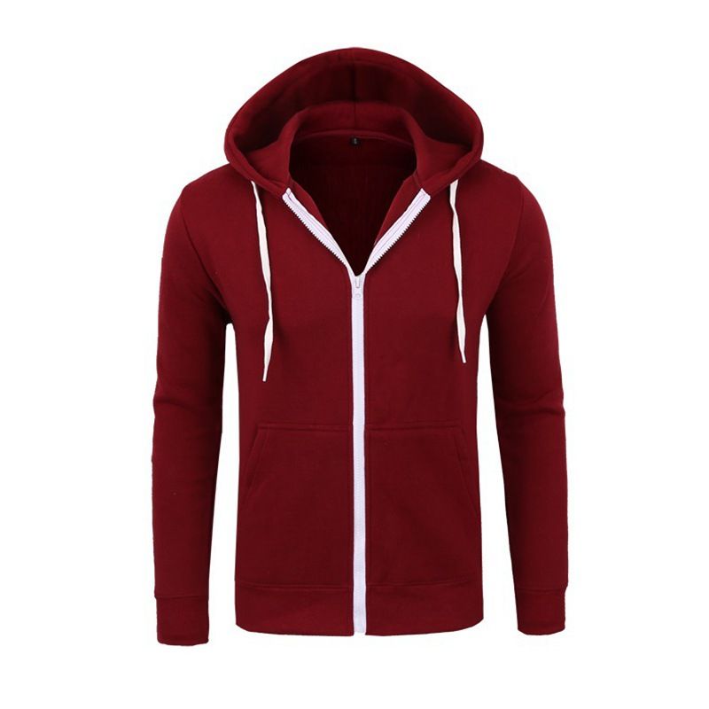2025 Newest Hot Autumn Winter Fashion Fleece Hoodie Mens Casual Slim Thermal Lined Hood Jacket Sweatshirt Zip Outerwear Warm_viptrois.com