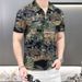 2025 Summer New Fashionable High End Men's Short Sleeved Polo Shirt Casual Trendy Handsome Zipper Collar Top_viptrois.com