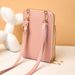 Women's Vertical Wallet Fashionable And Simple Love Embroidery Vertical Line Love Small Fresh And Sweet Ladies Daily Crossbody Wallet_viptrois.com