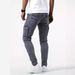Loom In Stock 2024 European And American Cross-Border New Men's Side Pocket Slim Fit Jeans NK012_viptrois.com