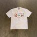 Pure Cotton Oversized T-Shirt Short Sleeved Cartoon Cat Print Loose Fit Abstract Style for Men Couple Top for Women Heavyweight_viptrois.com