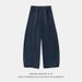 Monochrome Man- Side Stripe Textured Casual Spring Style Draped Sweatpants Loose Wide-Leg Pants High Street Trendy Brand Scimitar Sports_viptrois.com