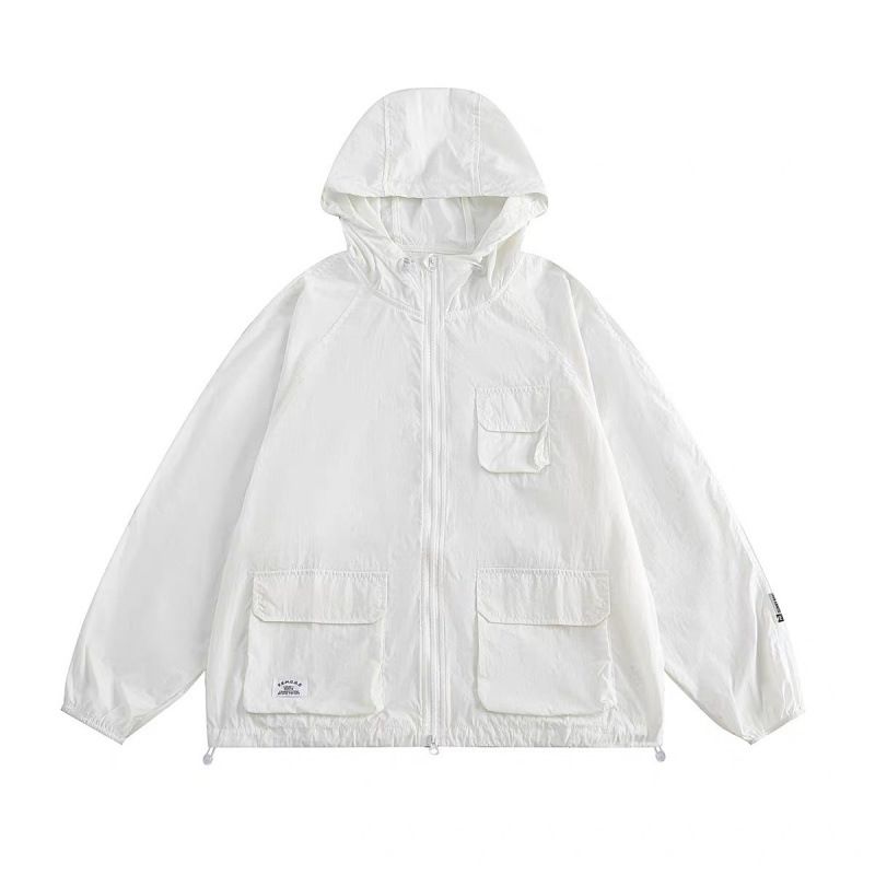 Suitable For All Seasons Summer Thin Hooded Sun Protection Jacket For Men And Women, Mountain Style Functional Outdoor Trendy Loose Fit Versatile_viptrois.com