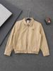 Correct Code Can Be Scanned Pony Embroidered Small Logo Old Money Style Blue And White Contrast Color Lapel Jacket_viptrois.com