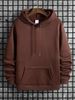 Men's Autumn And Winter Casual Fashionable Loose Hooded Sweatshirt With Cartoon Pattern Printed Warm Long Sleeved Pullover_viptrois.com