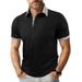 2026 Men's Loose Collar Long-Sleeved Stretch Cotton Shirt With Ribbed Sleeve Opening For Casual Wear - Buttoned Men's Fashion Shirt_viptrois.com
