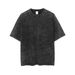 Washed And Worn High Solid Color Short Sleeve American Street Five Point T-shirt Men's Bottoming Summer China-Chic_viptrois.com
