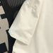 American 100% Pure Cotton Short T-shirt For Summer Boys, High-end Creative Ins White Letter Printed Half Sleeved Top_viptrois.com