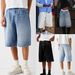 Men's Clothing Stretch Denim Shorts New Denim Shorts New_viptrois.com
