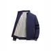 Men's Loose Business Jacket Spring And Autumn Korean Stand-up Collar Men's Top_viptrois.com