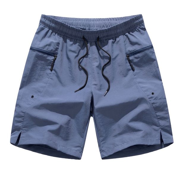 Summer Beach Pants Loose Shorts Men's High Elastic Casual Shorts_viptrois.com