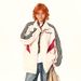 American High Street Three-Stripe Stand Collar Cardigan Sweatshirt Men's Personality Loose Patchwork Color-Block Spring_viptrois.com