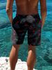 Unbeatable Quality Unbeatable Quality Beach Vacation Sports Basketball Versatile With Geometric Fragments Men's Casual Flower Shorts_viptrois.com