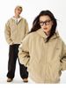 Heavyweight Cleanfit Winter Jacket For Men & Women - Oversized Streetwear Hooded Coat With Washed Cotton Filling_viptrois.com