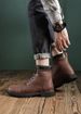 Autumn And Winter Men's Shoes: 2025 British Retro Leather Boots, Men's High-top Boots_viptrois.com