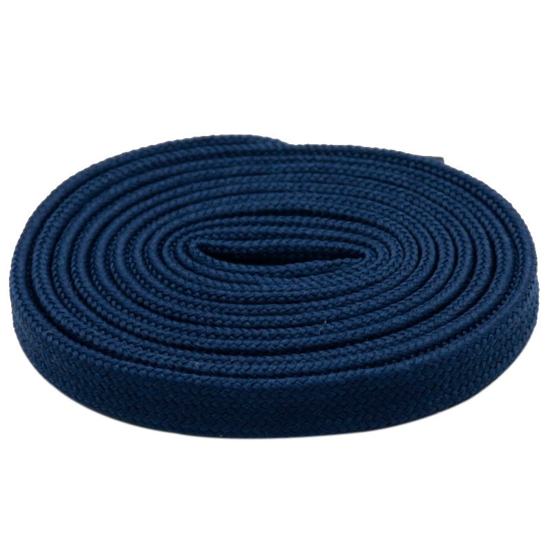 Shoelace Polyester Solid Color Flat Double Hollow Shoelace 8mm_viptrois.com