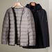 Men's Winter Down Jacket With Windproof, Waterproof And Warm Detachable Hood And Detachable Liner YR045_viptrois.com