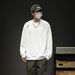 Men's Sweatshirt In Large Size L-9Xl, Trendy Casual Long Sleeved Soft Base Shirt, Fashionable And Versatile D01_viptrois.com