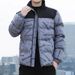 Men's Cotton Clothes Winter Thickened New Trendy Cotton-padded Clothes Without Hats Stand-up Collar Bread Clothes_viptrois.com