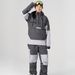Men's Clothing New contrast color ski suit set windproof waterproof warm breathable ski hoodie leggings ski pants men and women one piece_viptrois.com