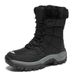 2022 New Ladies Snow Boots Winter Warm Boots Plus Velvet Padded Northeast Cotton Shoes Cross-border Large Size Women's Shoes_viptrois.com