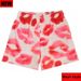 Streetwear Quarter Shorts With Print, Breathable Mesh, Loose Fit For Running, Training, Gym, Beach, Casual Wear - Pink, Light Blue, Red (Sizes M-Xxxl)_viptrois.com